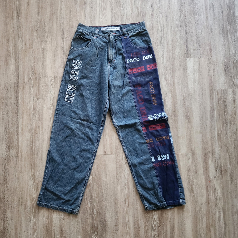 Relaxed Fit Jeans - Gray and Blue